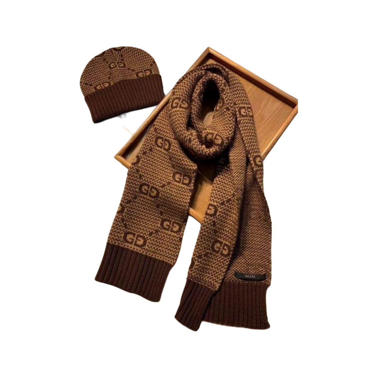 Ensemble bonnet écharpe gucci